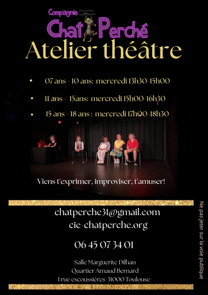 cours de théâtre enfants et adolescents Toulouse – atelier théâtre jeunesse